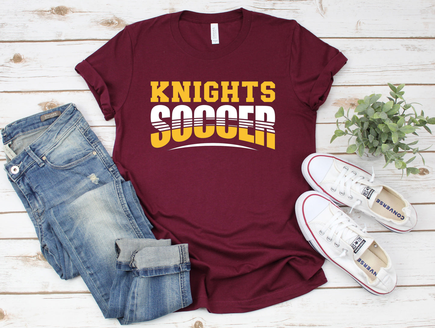 Lutheran Knights Soccer Shirt | Knights T-Shirt for Her | LHS Spirit Wear Tee For Him | Soccer T-Shirts | Soccer Shirts