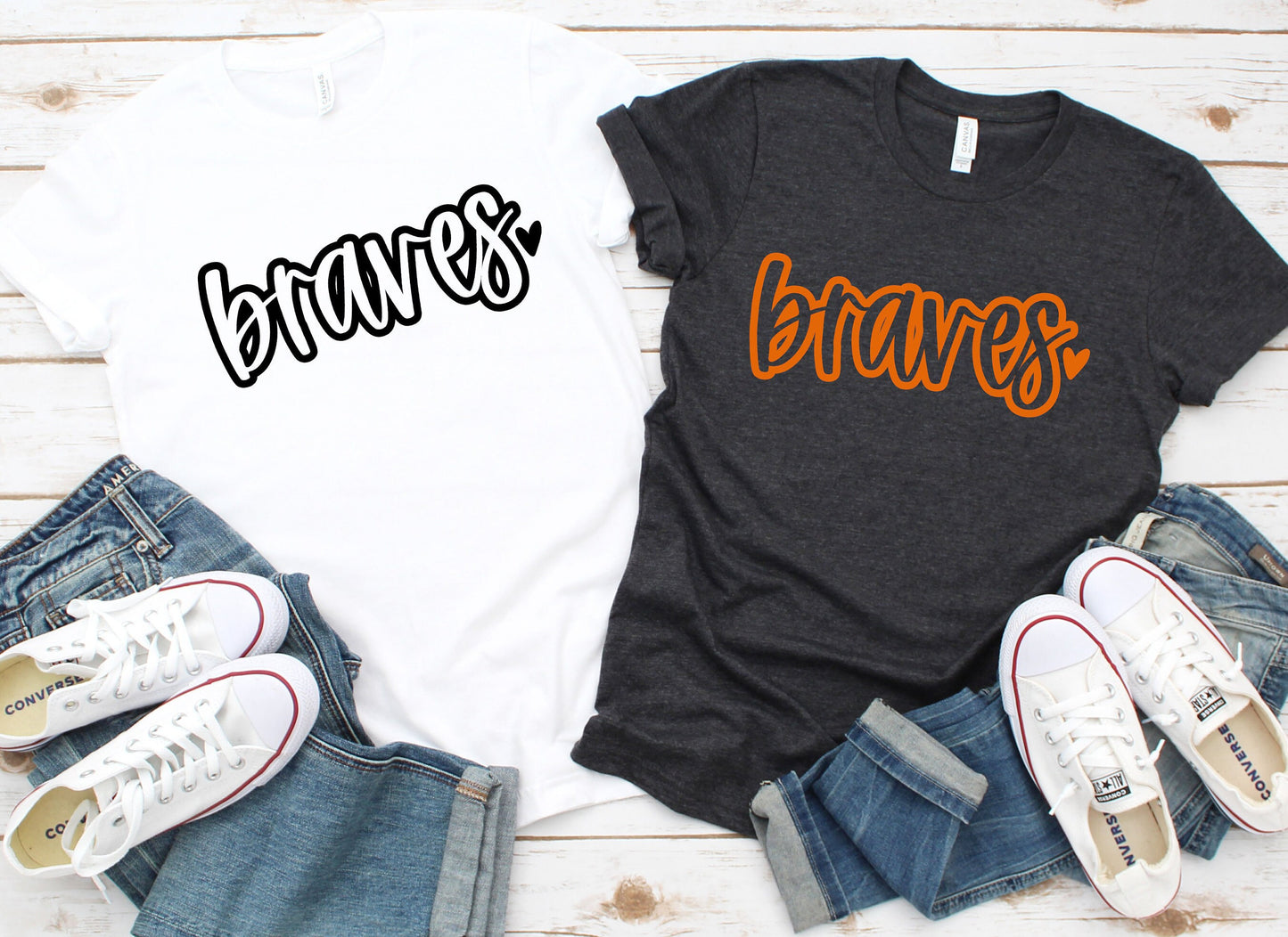 Bonner Springs Braves Soccer T Shirt | Braves Baseball Shirts | Spirit Wear | Graphic Tee | Braves Softball Mom | Braves Shirts for Her