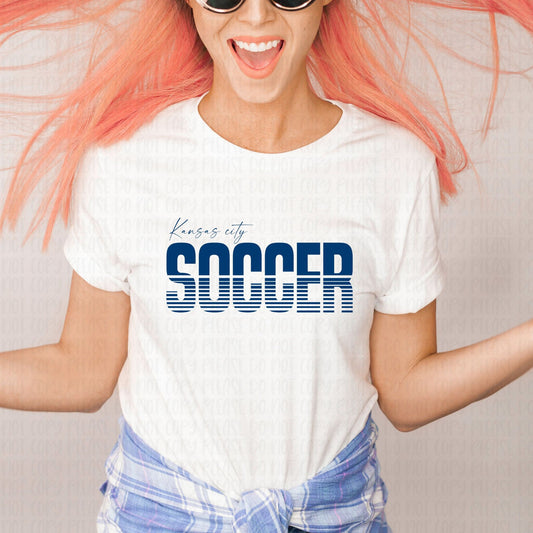 Kansas City Soccer Shirt | Kansas City Shirts | KC Graphic T | Soccer Tee | Kansas T-shirt | KC T Shirt